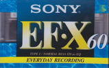 Compact Cassette: Sony  - EF-X 60