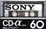 Compact Cassette: Sony  - CD-α 60