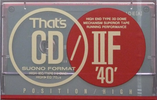 Compact Cassette: Taiyo Yuden Thats - CD-IIF 40