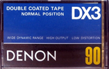 Compact Cassette: Nippon Columbia / Denon Denon - DX3 90