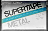 Compact Cassette: Radio Shack SUPERTAPE - Metal 60