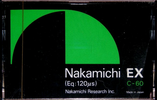 Compact Cassette:  Nakamichi - EX 60