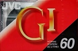 Compact Cassette JVC GI 60 "G1-60B" Type I Normal 1993 North America