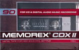 Compact Cassette: Memorex  - CDX II 90