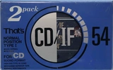 2 pack Thats CD-IF 54 Type I Normal 1991 Japan