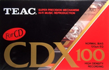 Compact Cassette: GoldStar / LG Teac - CDX 100