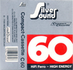 Compact Cassette: Unknown Silver Sound -  60