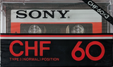 3 pack Sony CHF 60 Type I Normal 1978 Japan