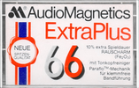 Compact Cassette:  Audio Magnetics - Extra Plus 66