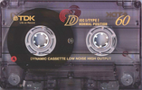 Compact Cassette: TDK  - D 60