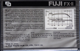 Compact Cassette: FUJI Fuji - FX-II 60