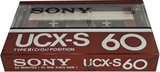 Compact Cassette Sony UCX-S 60 Type II Chrome 1983 Japan