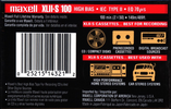 Compact Cassette: Maxell / Hitachi Maxell - XLII-S 100