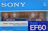 Compact Cassette: Sony  - Super EF 60