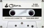 Compact Cassette: Unknown Cobra -  20 sec