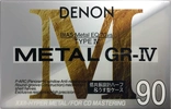 Compact Cassette Denon GR-IV 90 Type IV Metal 1993 Japan