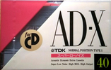 Compact Cassette: TDK  - AD-X 40