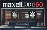 Compact Cassette Maxell UDI 60 Type I Normal 1985 Japan