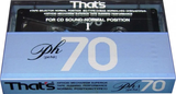 Compact Cassette: Taiyo Yuden Thats - PH-I 70