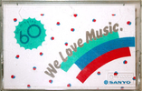 Compact Cassette:  Sanyo - We Love Music 60