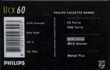 Compact Cassette: General Magnetics Philips - UCX 60