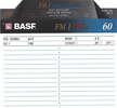 Compact Cassette: BASF  - FM I 60