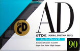 Compact Cassette: TDK  - AD 90