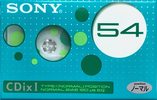 Compact Cassette: Sony  - CDix I 54