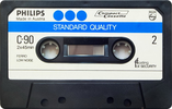 Compact Cassette: Philips  - Standard Quality 90