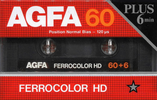 Compact Cassette: AGFA  - Ferrocolor HD 60+6