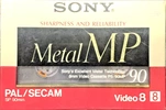 Video8, Hi8, Digital8 Sony MP 90 "video 8 P5-90MP" Type IV Metal Europe