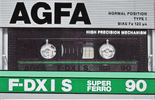 Compact Cassette: AGFA  - F-DX I S 90