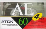 4 pack: TDK  - AE 60