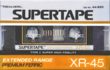 Compact Cassette: Realistic SUPERTAPE - XR 45