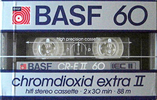 Compact Cassette: BASF  - Chromdioxid Extra II 60