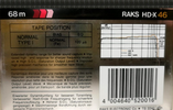 Compact Cassette: RAKS  - HD-X 46