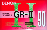 Compact Cassette: Nippon Columbia / Denon Denon - GR-II U 90