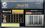 Compact Cassette Sony Metal-XR 90 "C-90 MTLXRC" Type IV Metal 1997 Europe