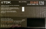 Compact Cassette: TDK  - CD Bass 120