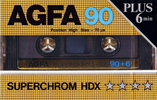 Compact Cassette: AGFA  - Superchrom HDX 90+6