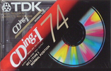 Compact Cassette: TDK  - CDing-I 74