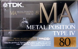 Compact Cassette: TDK  - MA 80