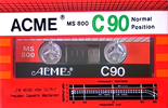 Compact Cassette: Unknown Acme -  90