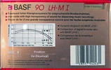 Compact Cassette BASF LH Maxima I 90 "LH-M I" Type I Normal 1985 North America