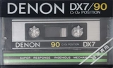 Compact Cassette Denon DX7 90 Type II Chrome 1981 Japan