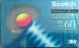 Compact Cassette: Sunkyong Magnetic Limited (SKM) Scotch - BX 60