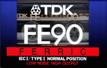 Compact Cassette: TDK  - FE 90