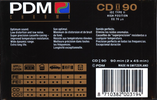 Compact Cassette: PDM Magnetics PDM - CD II 90