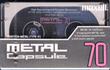 Compact Cassette: Maxell / Hitachi Maxell - Metal Capsule 70