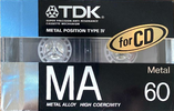 Compact Cassette: TDK  - MA 60